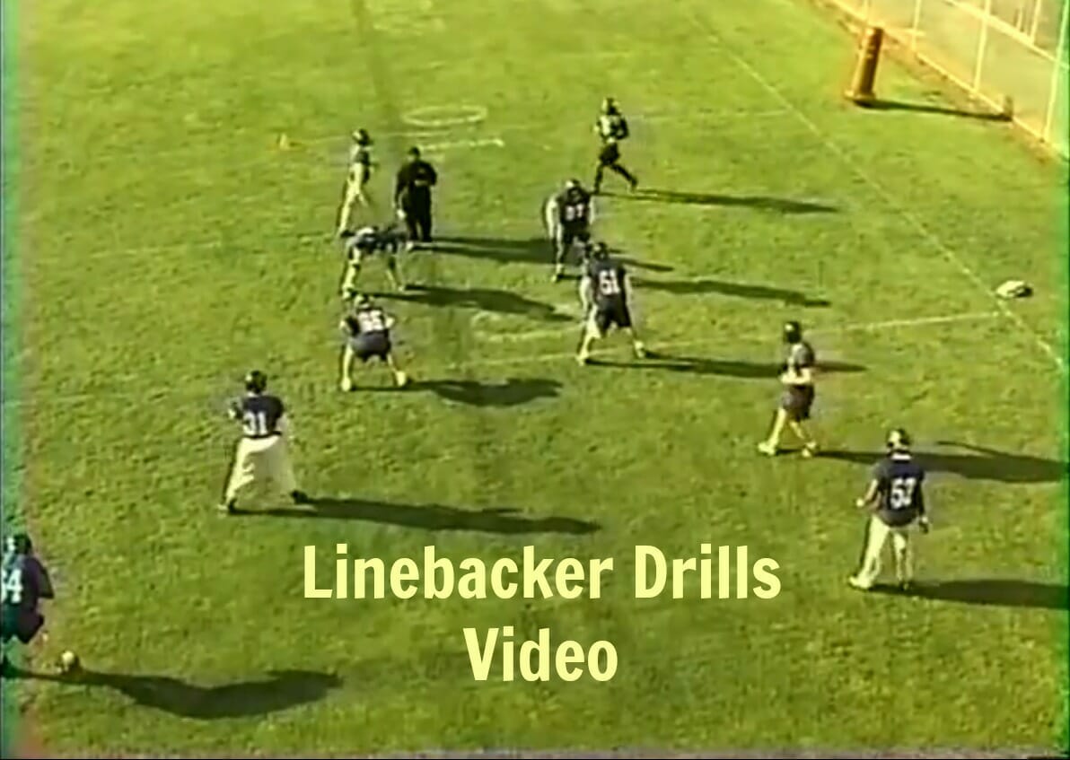 Football Practice:Linebacker Drills & Fundamentals Focusing on Escapes