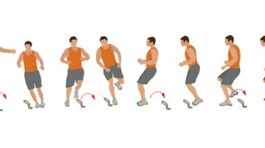 Obstacle Jumps Football Conditioning Drill